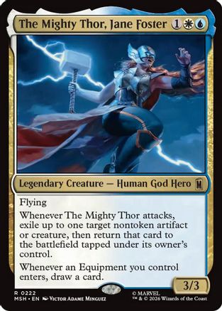 The Mighty Thor, Jane Foster (222) [Marvel Super Heroes] - Deck Out Gaming