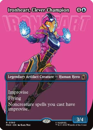 Ironheart, Clever Champion (Borderless) (360) [Marvel Super Heroes] foil - Deck Out Gaming