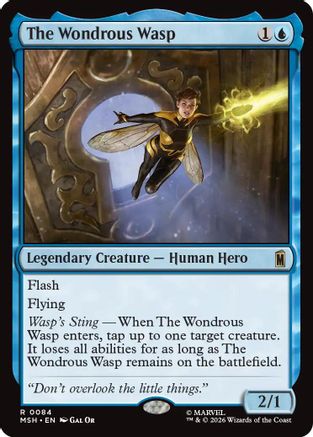 The Wondrous Wasp (84) [Marvel Super Heroes] foil - Deck Out Gaming