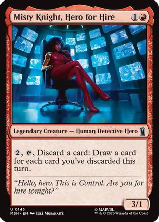 Misty Knight, Hero for Hire (145) [Marvel Super Heroes] foil - Deck Out Gaming