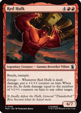 Red Hulk (149) [Marvel Super Heroes] - Deck Out Gaming
