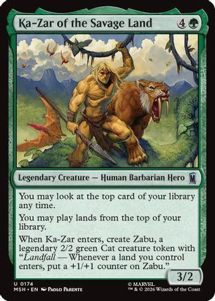 Ka-Zar of the Savage Land (174) [Marvel Super Heroes] - Deck Out Gaming