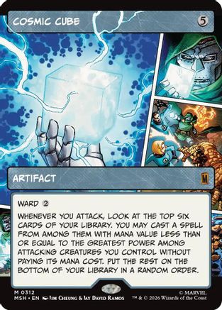 Cosmic Cube (Borderless) (0312) (312) [Marvel Super Heroes] foil - Deck Out Gaming