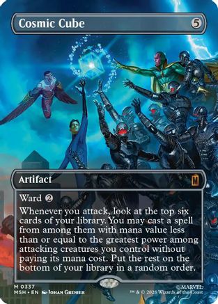 Cosmic Cube (Borderless) (0337) (337) [Marvel Super Heroes] - Deck Out Gaming
