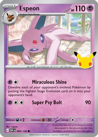 Espeon (69) [ME: 30th Celebration] Holofoil-1