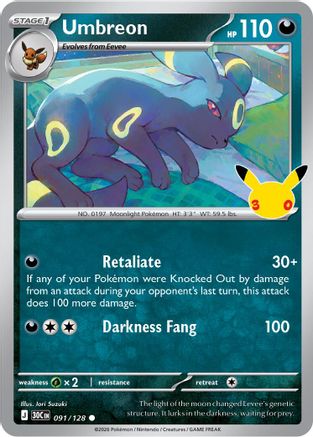 Umbreon (91) [ME: 30th Celebration] Holofoil