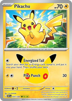Pikachu - 037/128 (37) [ME: 30th Celebration] Holofoil-1