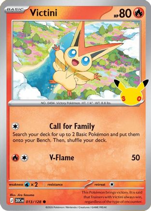Victini (13) [ME: 30th Celebration] Holofoil-1