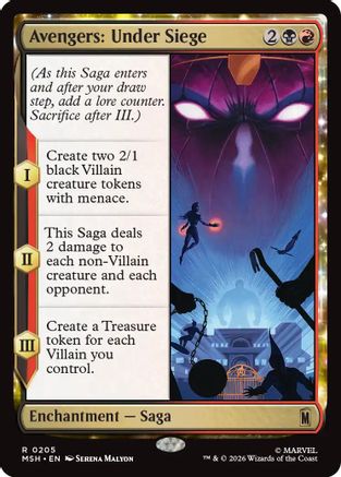 Avengers: Under Siege (205) [Marvel Super Heroes] foil - Deck Out Gaming