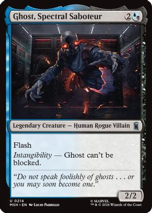 Ghost, Spectral Saboteur (214) [Marvel Super Heroes] - Deck Out Gaming