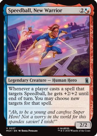 Speedball, New Warrior (227) [Marvel Super Heroes] foil - Deck Out Gaming