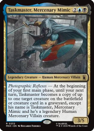Taskmaster, Mercenary Mimic (232) [Marvel Super Heroes] - Deck Out Gaming