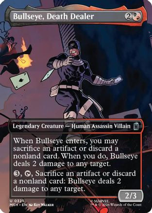 Bullseye, Death Dealer (Borderless) (325) [Marvel Super Heroes] - Deck Out Gaming