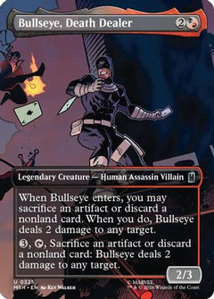 Bullseye, Death Dealer (Borderless) (325) [Marvel Super Heroes] - Deck Out Gaming