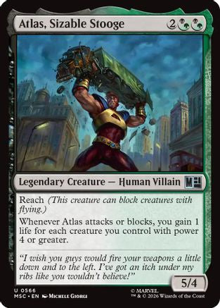 Atlas, Sizable Stooge (566) [Marvel Super Heroes] - Deck Out Gaming