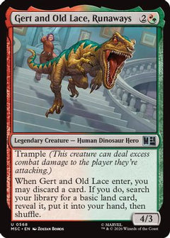Gert and Old Lace, Runaways (568) [Marvel Super Heroes] foil - Deck Out Gaming