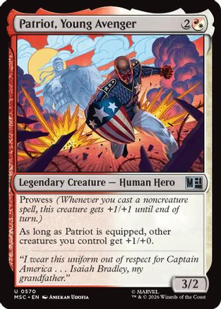 Patriot, Young Avenger (570) [Marvel Super Heroes] foil - Deck Out Gaming