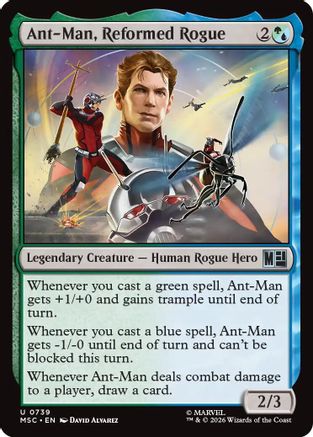 Ant-Man, Reformed Rogue (739) [Marvel Super Heroes] foil - Deck Out Gaming
