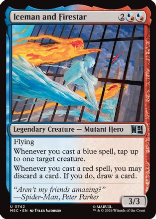 Iceman and Firestar (742) [Marvel Super Heroes] - Deck Out Gaming