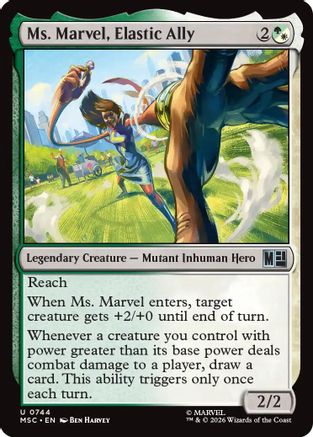 Ms. Marvel, Elastic Ally (744) [Marvel Super Heroes] - Deck Out Gaming