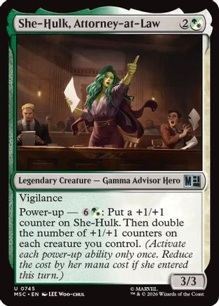 She-Hulk, Attorney-at-Law (745) [Marvel Super Heroes] - Deck Out Gaming