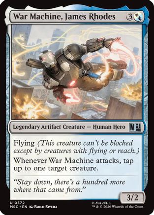 War Machine, James Rhodes (572) [Marvel Super Heroes] - Deck Out Gaming