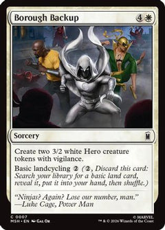 Borough Backup (7) [Marvel Super Heroes] foil - Deck Out Gaming
