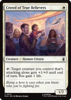 Crowd of True Believers (14) [Marvel Super Heroes] foil - Deck Out Gaming