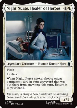 Night Nurse, Healer of Heroes (26) [Marvel Super Heroes] - Deck Out Gaming