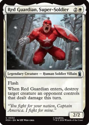 Red Guardian, Super-Soldier (34) [Marvel Super Heroes] foil - Deck Out Gaming
