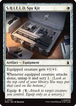 S.H.I.E.L.D. Spy Kit (36) [Marvel Super Heroes] foil - Deck Out Gaming