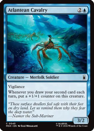 Atlantean Cavalry (45) [Marvel Super Heroes] foil - Deck Out Gaming