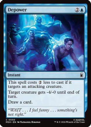 Depower (50) [Marvel Super Heroes] - Deck Out Gaming