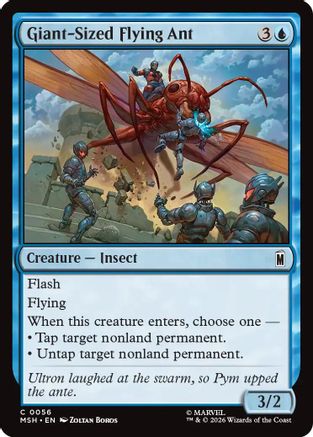 Giant-Sized Flying Ant (56) [Marvel Super Heroes] - Deck Out Gaming