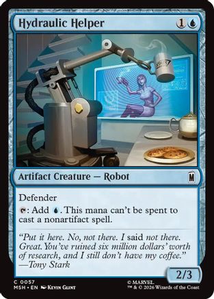 Hydraulic Helper (57) [Marvel Super Heroes] foil - Deck Out Gaming