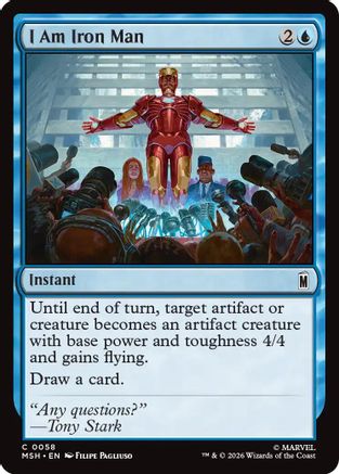 I Am Iron Man (58) [Marvel Super Heroes] - Deck Out Gaming