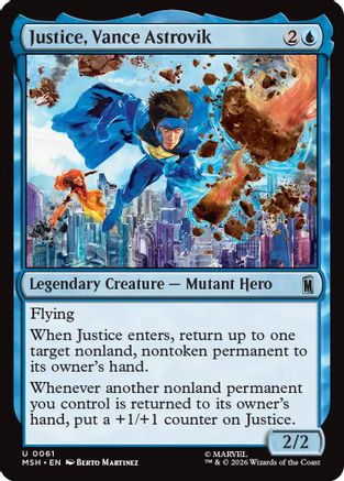 Justice, Vance Astrovik (61) [Marvel Super Heroes] - Deck Out Gaming