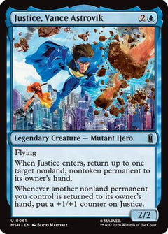 Justice, Vance Astrovik (61) [Marvel Super Heroes] foil - Deck Out Gaming