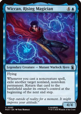 Wiccan, Rising Magician (83) [Marvel Super Heroes] foil - Deck Out Gaming