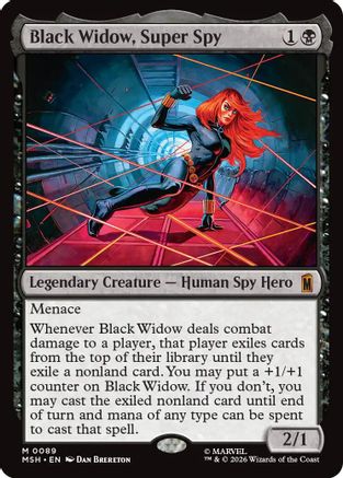 Black Widow, Super Spy (89) [Marvel Super Heroes] - Deck Out Gaming