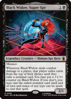 Black Widow, Super Spy (89) [Marvel Super Heroes] foil - Deck Out Gaming