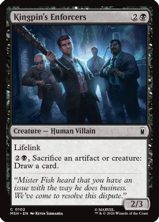 Kingpin's Enforcers (102) [Marvel Super Heroes] foil - Deck Out Gaming