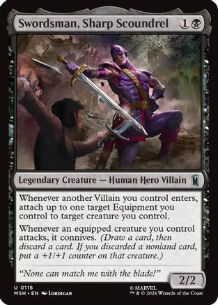 Swordsman, Sharp Scoundrel (116) [Marvel Super Heroes] foil - Deck Out Gaming