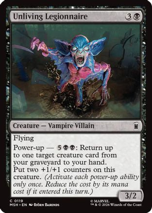 Unliving Legionnaire (119) [Marvel Super Heroes] foil - Deck Out Gaming