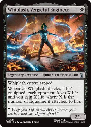 Whiplash, Vengeful Engineer (121) [Marvel Super Heroes] - Deck Out Gaming