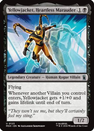 Yellowjacket, Heartless Marauder (123) [Marvel Super Heroes] - Deck Out Gaming