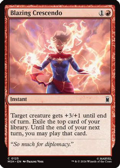 Blazing Crescendo (125) [Marvel Super Heroes] - Deck Out Gaming