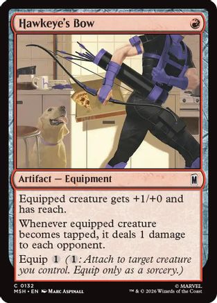 Hawkeye's Bow (132) [Marvel Super Heroes] - Deck Out Gaming