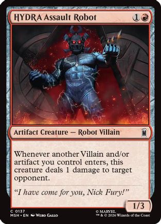 HYDRA Assault Robot (137) [Marvel Super Heroes] foil - Deck Out Gaming