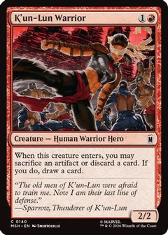 K'un-Lun Warrior (140) [Marvel Super Heroes] foil - Deck Out Gaming